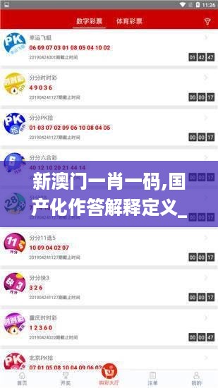 新澳门一肖一码,国产化作答解释定义_Hybrid50.819