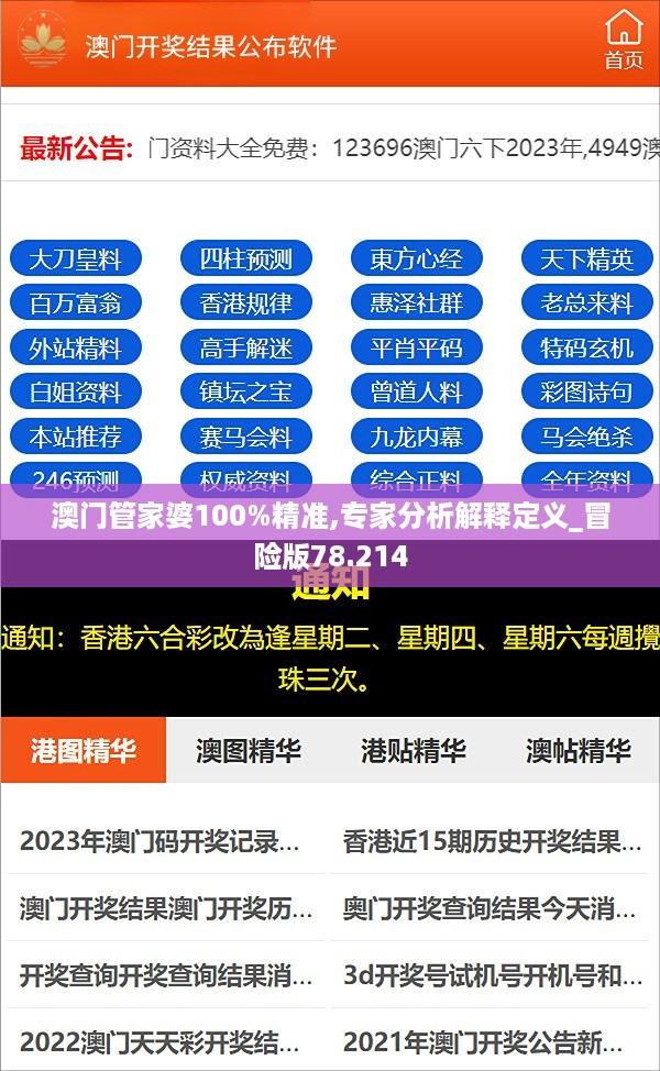 澳门管家婆100%精准,专家分析解释定义_冒险版78.214