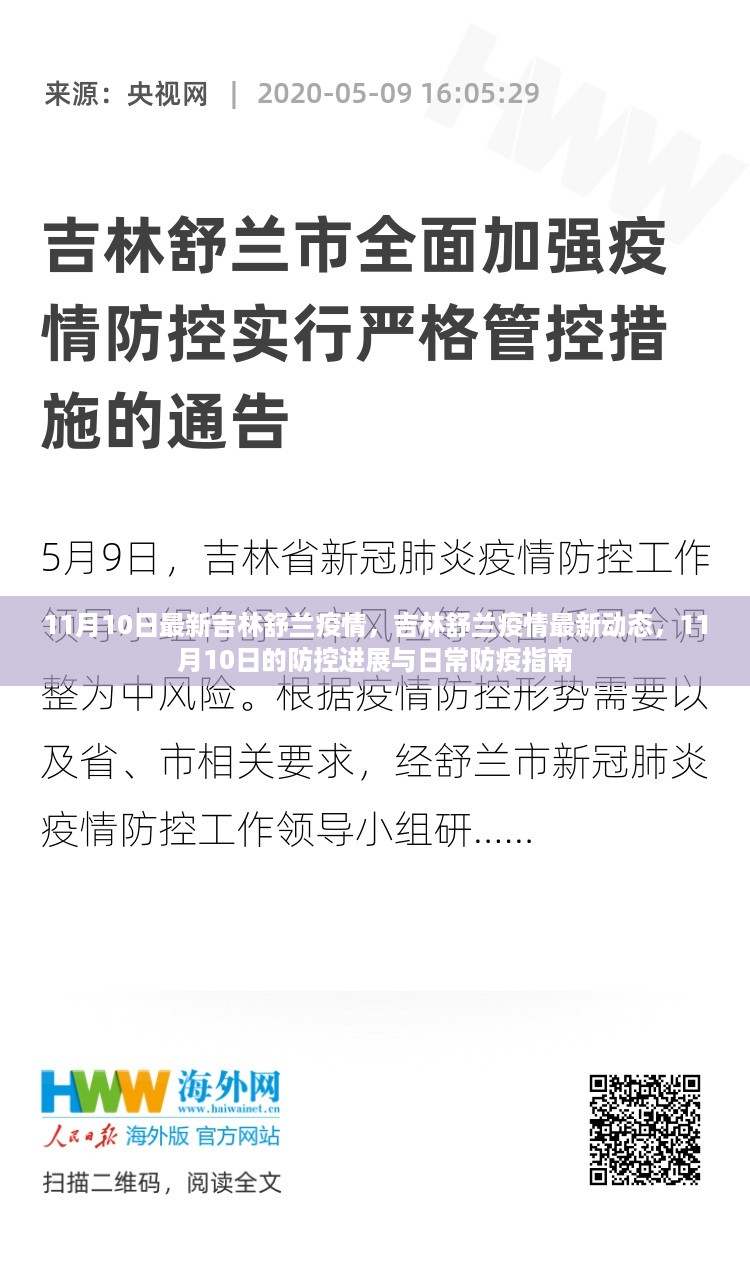 吉林舒兰疫情最新动态，11月10日防控进展与日常防疫指南更新发布