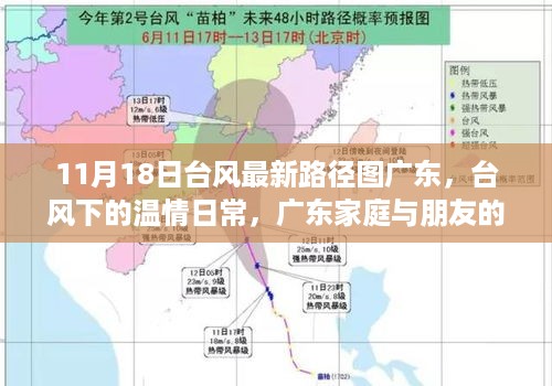 广东台风日下的温情冒险之旅，台风最新路径图与家庭朋友的冒险故事
