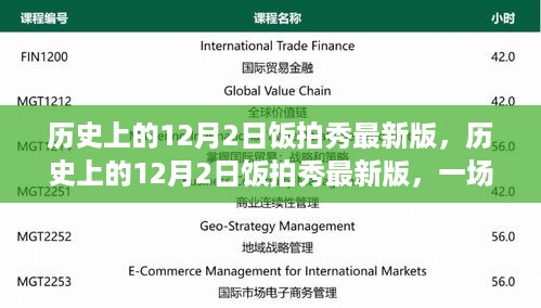 历史上的12月2日饭拍秀最新版，时尚与历史的交织盛宴深度解析