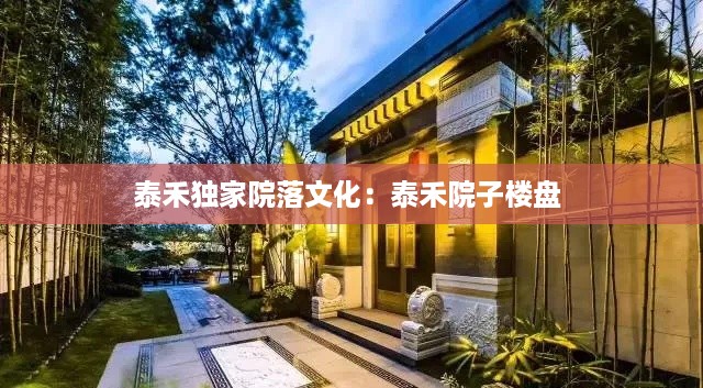 泰禾独家院落文化：泰禾院子楼盘 