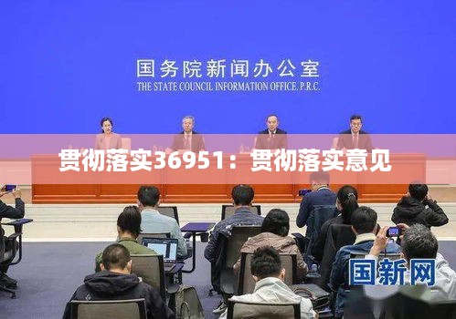 贯彻落实36951：贯彻落实意见 