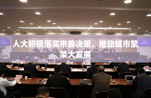 人大积极落实市委决策，推动城市繁荣大发展