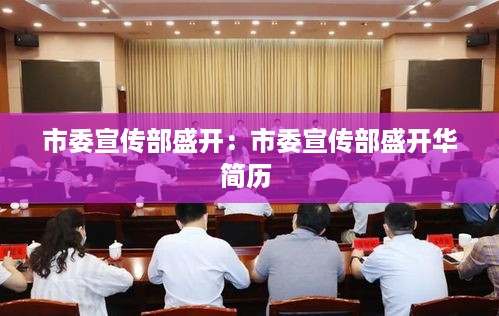 市委宣传部盛开：市委宣传部盛开华简历 