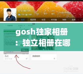 gosh独家相册：独立相册在哪 