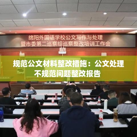 规范公文材料整改措施：公文处理不规范问题整改报告 