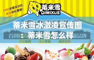 蒂米雪冰激凌宣传图：蒂米雪怎么样 