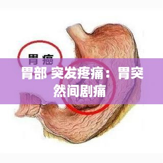 胃部 突发疼痛：胃突然间剧痛 