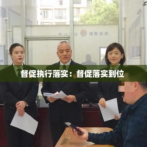 督促执行落实：督促落实到位 