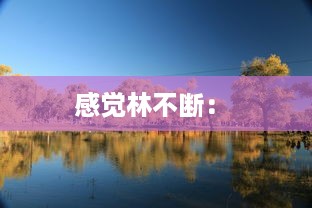 感觉林不断： 