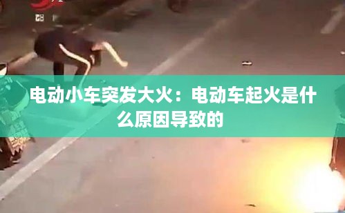 电动小车突发大火：电动车起火是什么原因导致的 