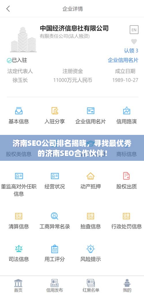 济南SEO公司排名揭晓，寻找最优秀的济南SEO合作伙伴！