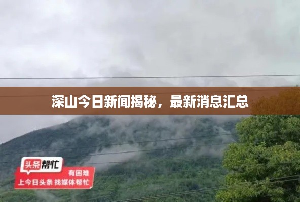 深山今日新闻揭秘，最新消息汇总