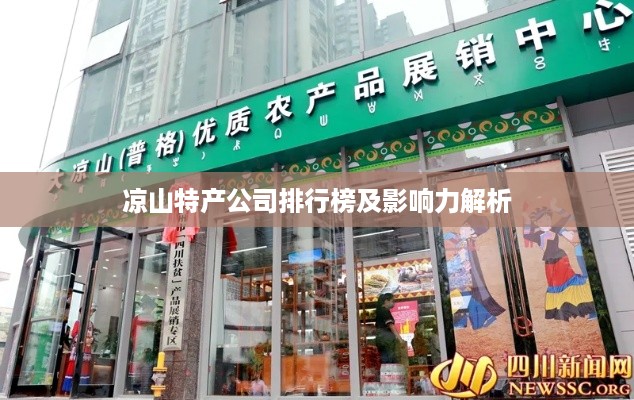 凉山特产公司排行榜及影响力解析