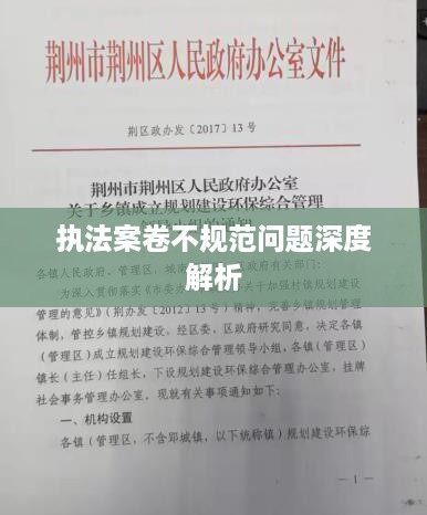 执法案卷不规范问题深度解析
