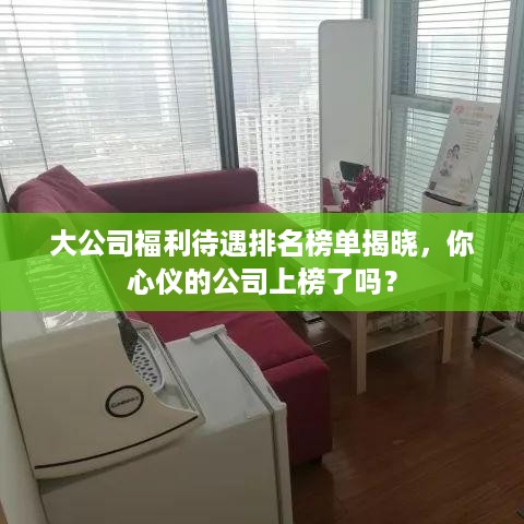 大公司福利待遇排名榜单揭晓，你心仪的公司上榜了吗？