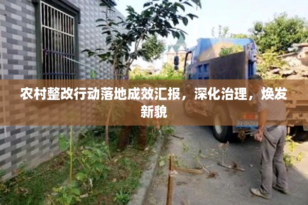农村整改行动落地成效汇报，深化治理，焕发新貌
