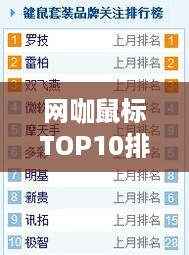 网咖鼠标TOP10排名大解析，选购指南与详细解读