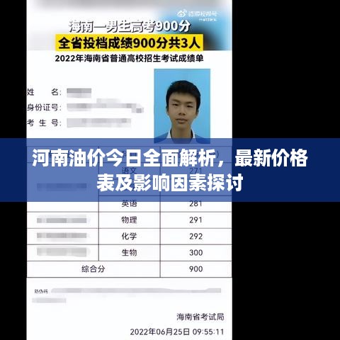 河南油价今日全面解析，最新价格表及影响因素探讨