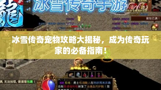 冰雪传奇宠物攻略大揭秘，成为传奇玩家的必备指南！