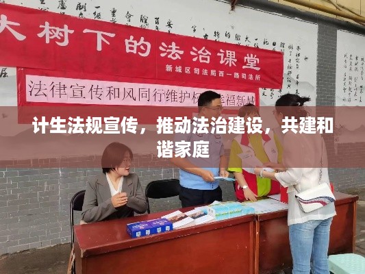 计生法规宣传，推动法治建设，共建和谐家庭