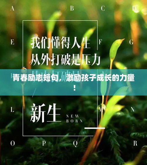 青春励志短句，激励孩子成长的力量！