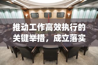 推动工作高效执行的关键举措，成立落实领导小组行动启动