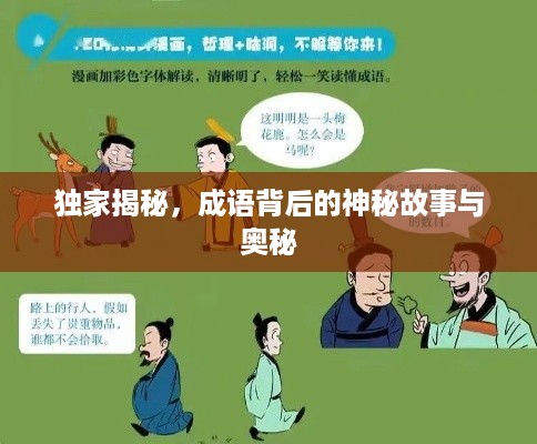 独家揭秘，成语背后的神秘故事与奥秘