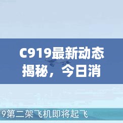 C919最新动态揭秘，今日消息震撼来袭！