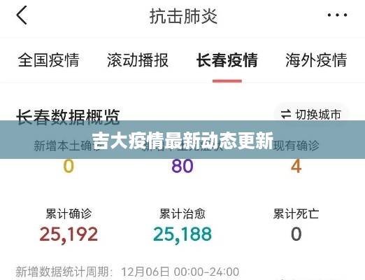吉大疫情最新动态更新