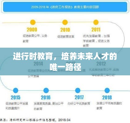 进行时教育，培养未来人才的唯一路径
