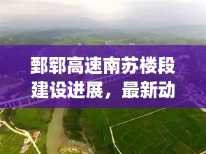 鄄郓高速南苏楼段建设进展，最新动态揭秘