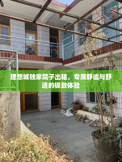 理想城独家院子出租，专属静谧与舒适的极致体验