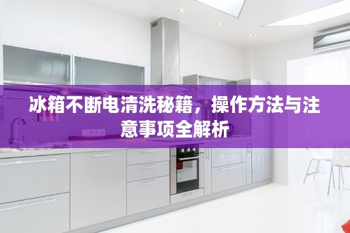 冰箱不断电清洗秘籍，操作方法与注意事项全解析
