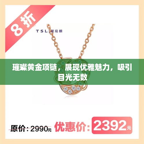 璀璨黄金项链，展现优雅魅力，吸引目光无数